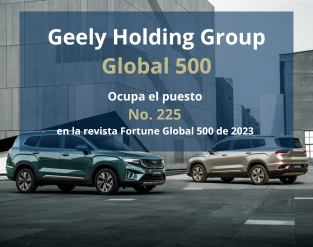 Geely celebra 12º año en Fortune Global 500